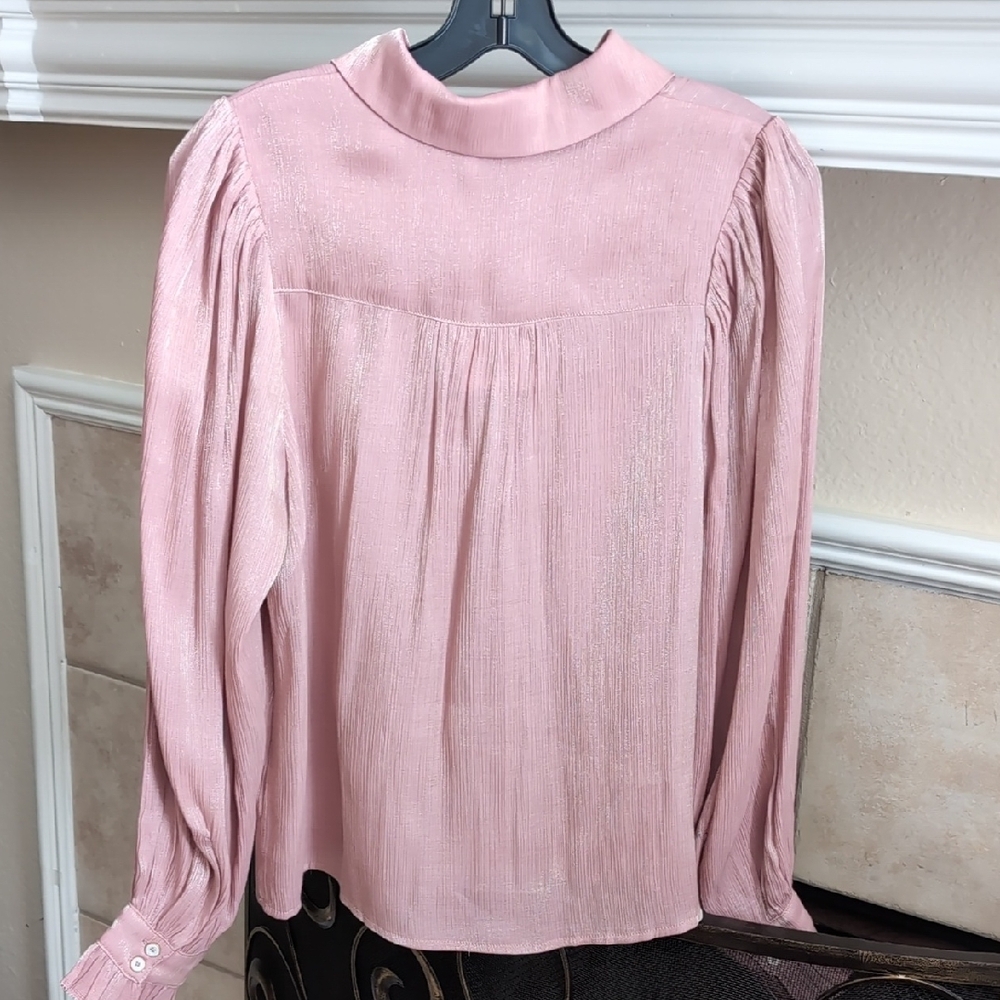 Fate Blush Pink Ruffle Blouse - Picture 7 of 13